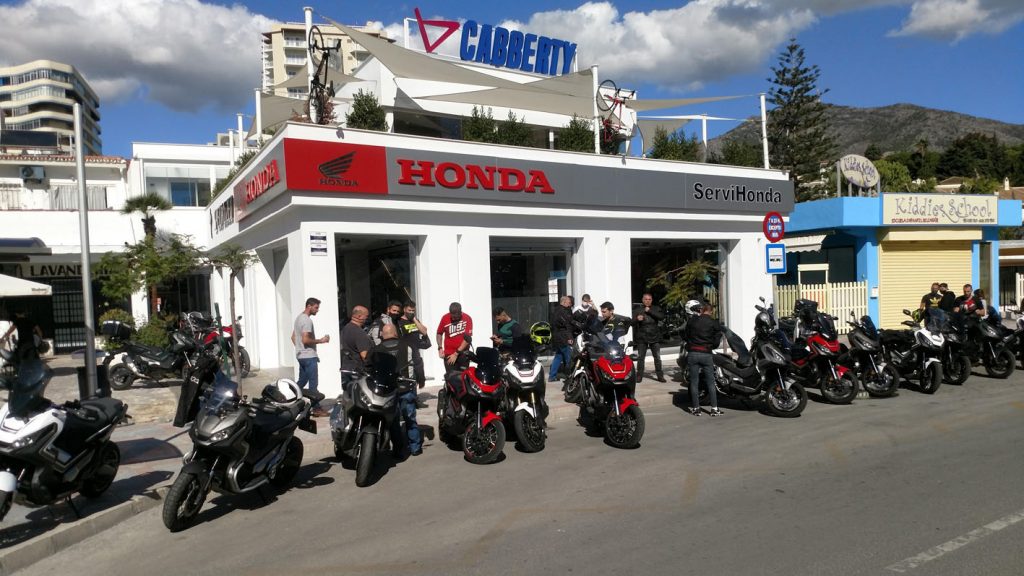 servihonda fuengirola ruta honda x adv