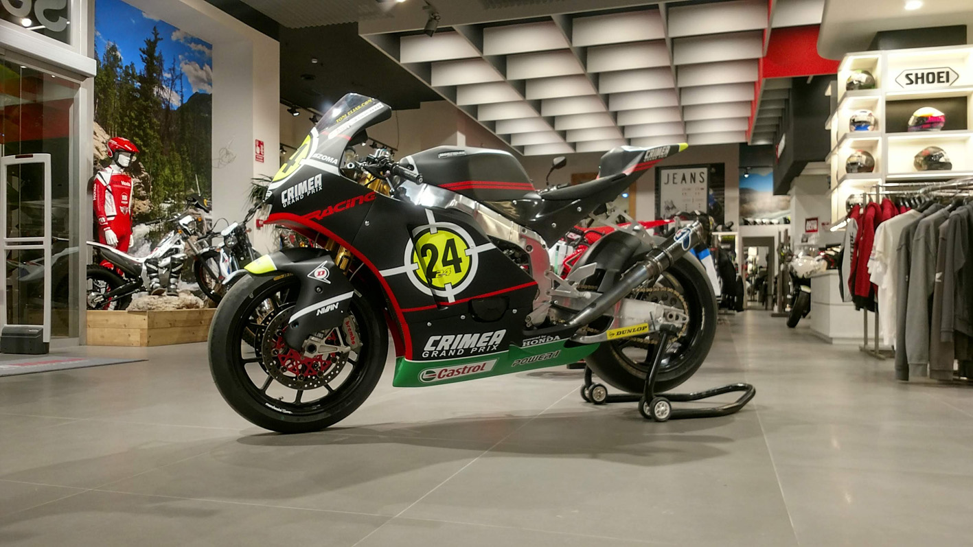 Moriwaki de Toni Elías en Servihonda.