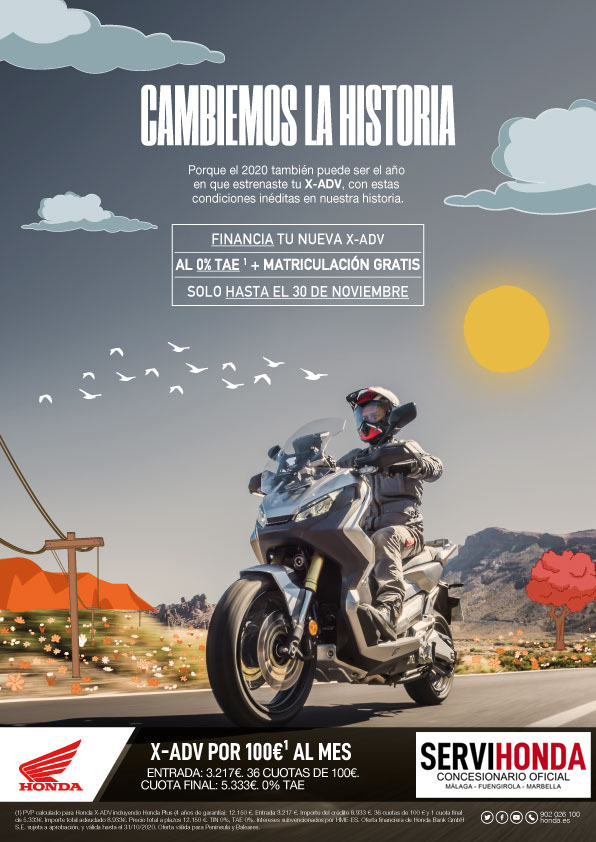Campaña Honda X-ADV Noviembre 2020.