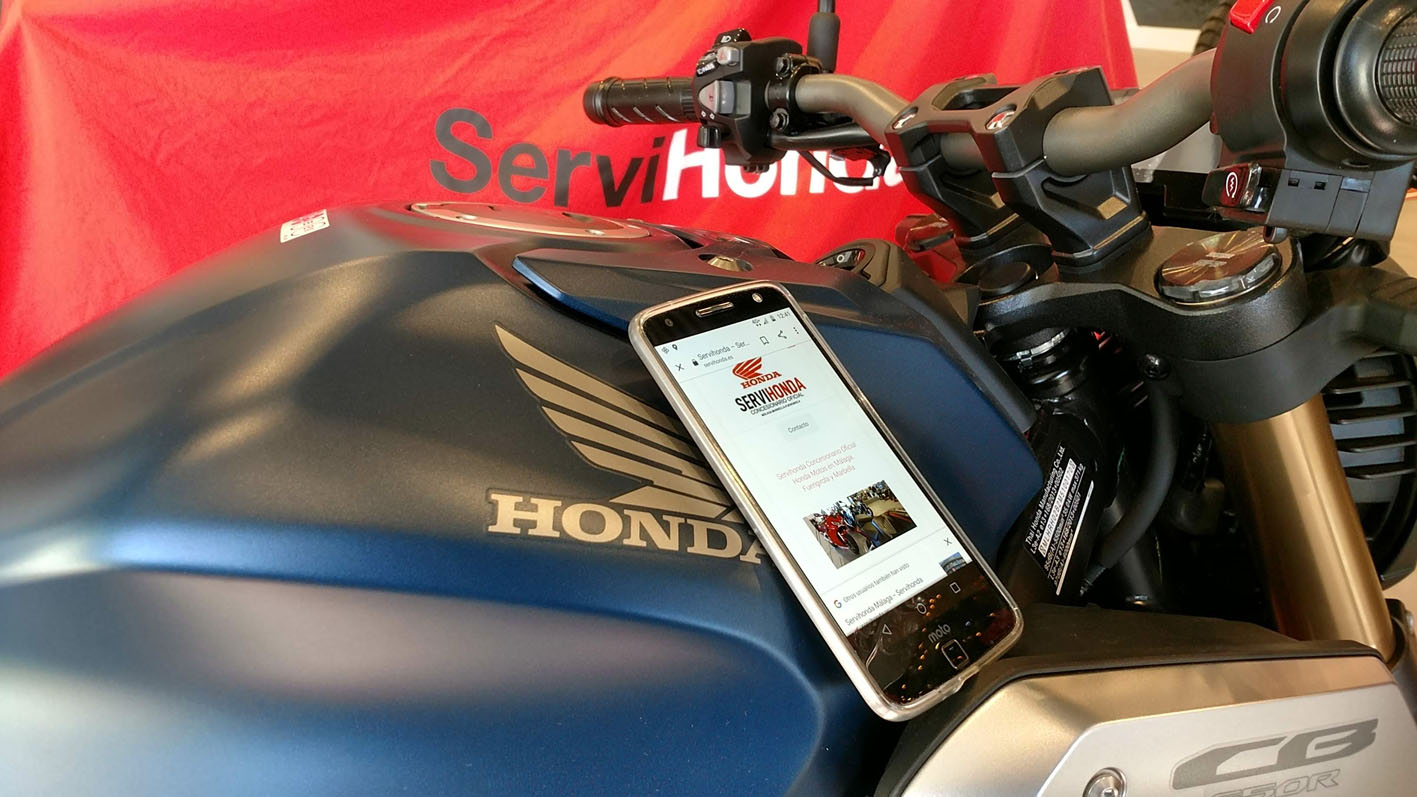 La web de Servihonda es totalmente responsiva